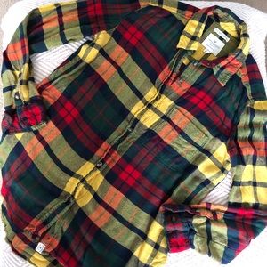 Oh so soft boyfriend fit flannel shirt